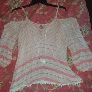 Womens cold shoulder top